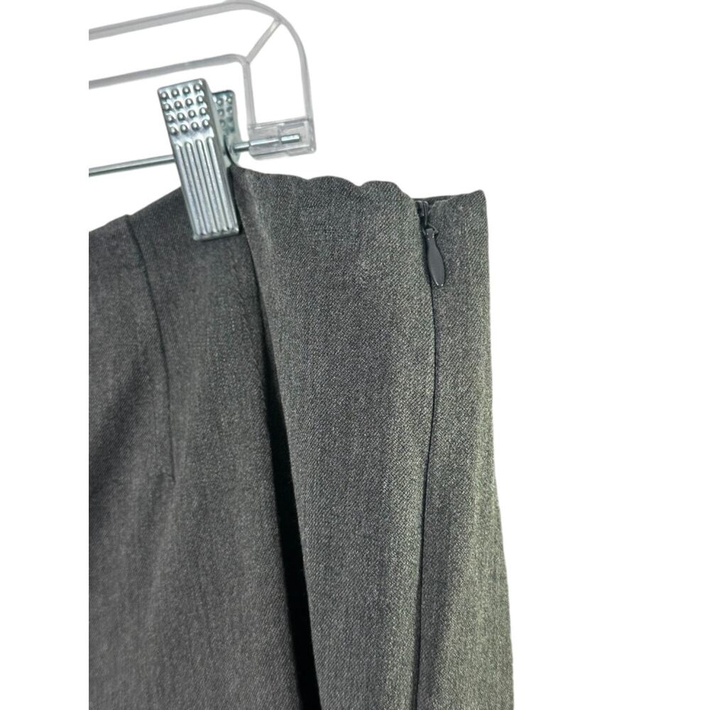 Talbots Charcoal Gray Heather Flat Front Slacks Pants Women's Size 14 - Picture 4 of 6